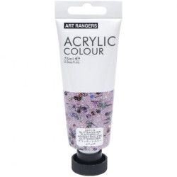 Akrila krāsa Art Rangers 75ml, Glitter Silver