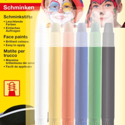 Карандаши для грима EberhardFaber Twistable 6 цветов Дерматологически протестированы