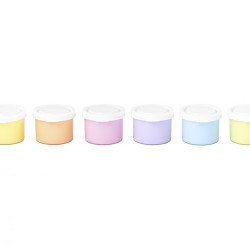 Pirkstu krāsas Jovi Pastel 35ml, 6 krāsas