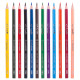 Trīsstūrveida krāsainie zīmuļi Deli Colorun EC00300, 12 krāsas