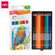 Trīsstūrveida krāsainie zīmuļi DELI EMOTION EC00200, 12 krāsas
