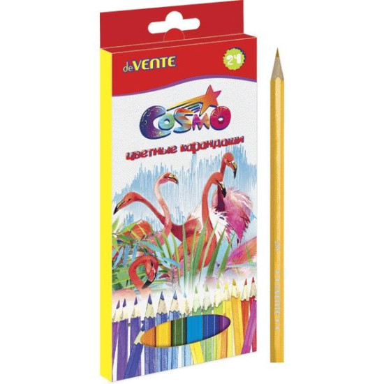 *Krāsainie zīmuļi deVente Cosmo 24 krāsas
