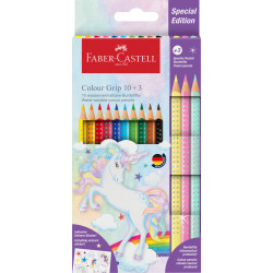 Цветные карандаши Faber-Castell Colour Grip Единорог водорастворимые