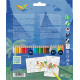 Цветные карандаши Faber-Castell Colour Grip Динозавр водорастворимые 18+6