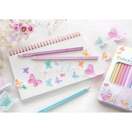 Карандаши Faber-Castell Sparkle Пастель 12цв блеск