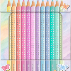 Карандаши Faber-Castell Sparkle Пастель 12цв блеск