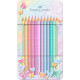 Карандаши Faber-Castell Sparkle Пастель 12цв блеск