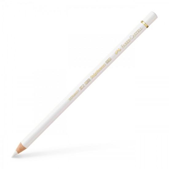 Krāsains zīmulis Faber-Castell Polychromos 101, White