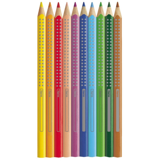 Цветные карандаши Faber-Castell Jumbo Grip водорастворимые 12шт
