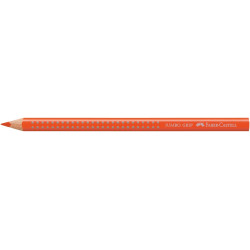 Trīsstūrveida krāsains zīmulis Faber-Castell Jumbo Grip, tumša kadmija oranžs