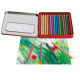 Цветные карандаши Faber-Castell Jumbo Grip 16 цветов в металлической коробке