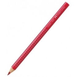 Trīsstūrveida krāsains zīmulis Faber-Castell Jumbo Grip, intensīvi karmīna rozā