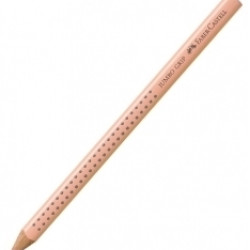 Trīsstūrveida krāsains zīmulis Faber-Castell Jumbo Grip, ādas tonis