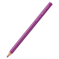 Trīsstūrveida krāsains zīmulis Faber-Castell Jumbo Grip, sārti violets