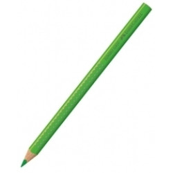 Trīsstūrveida krāsains zīmulis Faber-Castell Jumbo Grip, gaiši zaļš