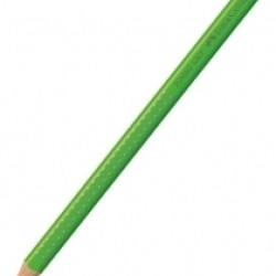 Trīsstūrveida krāsains zīmulis Faber-Castell Jumbo Grip, gaiši zaļš