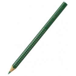 Trīsstūrveida krāsains zīmulis Faber-Castell Jumbo Grip, olīvu zaļš