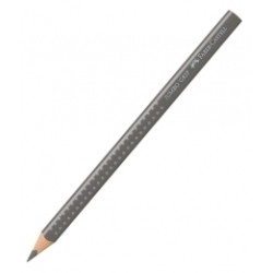 Trīsstūrveida krāsains zīmulis Faber-Castell Jumbo Grip, silti pelēks