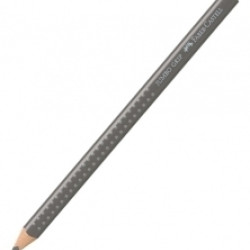 Trīsstūrveida krāsains zīmulis Faber-Castell Jumbo Grip, silti pelēks
