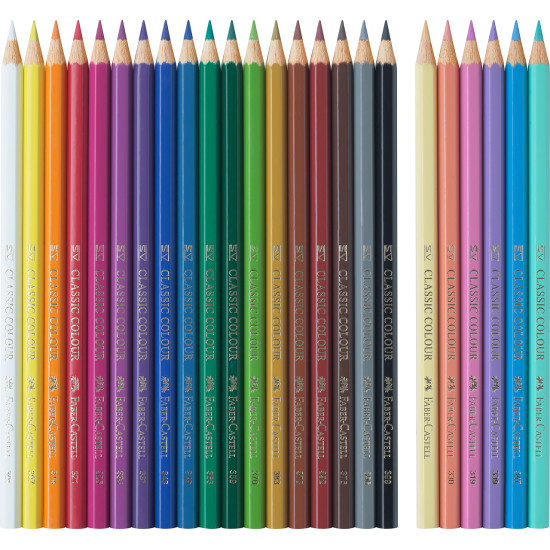 Цветные карандаши Faber-Castell Colour Grip Unicorn 18+6 в картонной упаковке