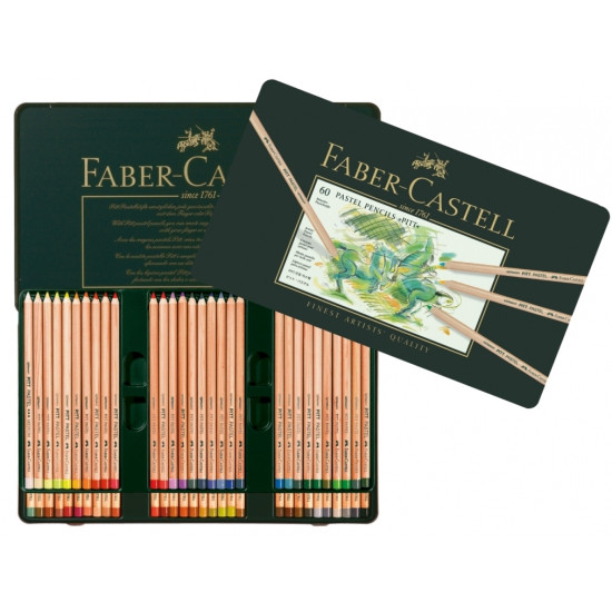 Пастельные карандаши Faber-Castell Pitt Pastel 60 цветов