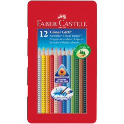 Цветные карандаши Faber-Castell Grip 2001 водорастворимые 12цветов