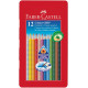 Цветные карандаши Faber-Castell Grip 2001 водорастворимые 12цветов