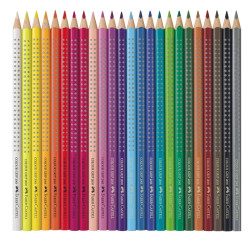 Цветные карандаши Faber-Castell Grip 2001 24цвета в металлическом пенале