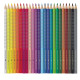 Цветные карандаши Faber-Castell Grip 2001 24цвета в металлическом пенале