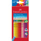 Цветные карандаши Faber-Castell Colour Grip 24цвета водорастворимые