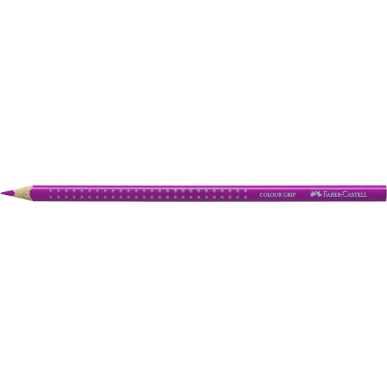 Krāsains zīmulis Faber-Castell Grip vidēji purpura rozā
