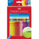 Цветные карандаши Faber-Castell Colour Grip 36 цветов водорастворимые