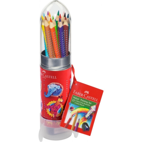 Цветные карандаши Faber-Castell Colour Grip Ракета Водорастворимые