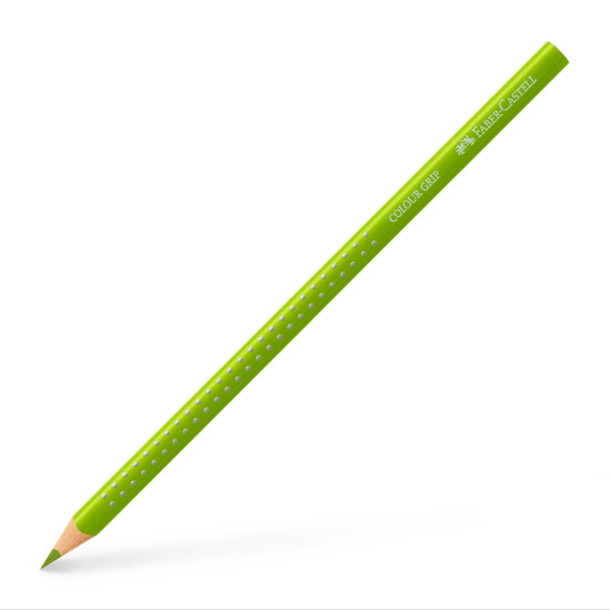 Krāsains zīmulis Faber-Castell Grip may /gaiši zaļš