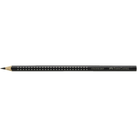 Цветные карандаши Faber-Castell Colour Grip водорастворимые черные