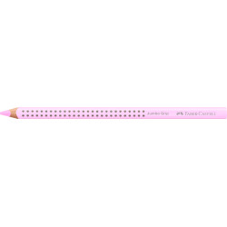 Trīsstūrveida krāsains zīmulis Faber-Castell Jumbo Grip Pastel, rozā
