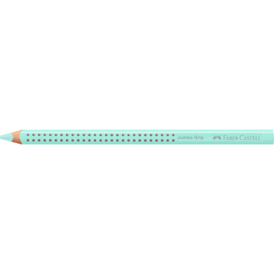 Trīsstūrveida krāsains zīmulis Faber-Castell Jumbo Grip Pastel, zaļš