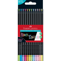 Карандаши Faber-Castell Black Edition NeonPastel Супермягкие