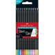 Карандаши Faber-Castell Black Edition NeonPastel Супермягкие