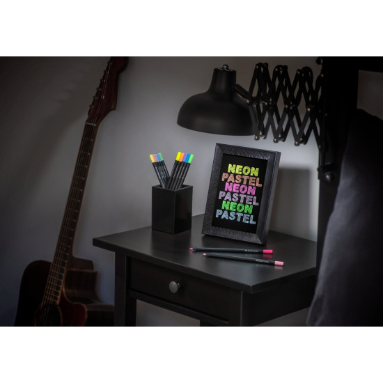 Карандаши Faber-Castell Black Edition NeonPastel Супермягкие