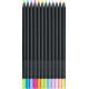 Карандаши Faber-Castell Black Edition NeonPastel Супермягкие