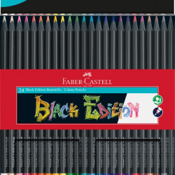 Карандаши Faber-Castell Black Edition 24 супермягких