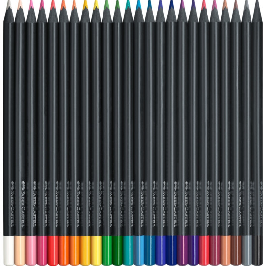 Карандаши Faber-Castell Black Edition 24 супермягких