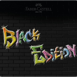 Цветные карандаши Faber-Castell Black Edition 24 супермягких