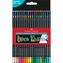 Цветные карандаши Faber-Castell Black Edition 36 супермягкие
