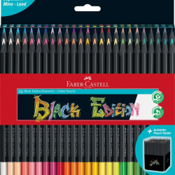 Цветные карандаши Faber-Castell Black Edition 50 цветов SuperSoft