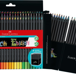 Цветные карандаши Faber-Castell Black Edition 50 цветов SuperSoft