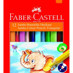Карандаши Faber-Castell Jumbo Треугольные 12цветов 54мм