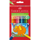 Цветные карандаши Faber-Castell Jumbo 24цвета толстый грифель