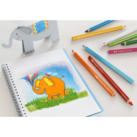Цветные карандаши Faber-Castell Jumbo 24цвета толстый грифель